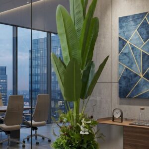 Artificial Large Banana Tree