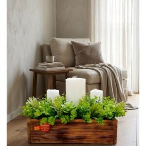 Candle Flower Arrangement.