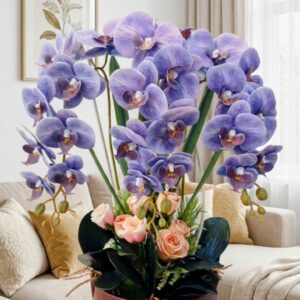 Purple Orchid Artificial Arrangement